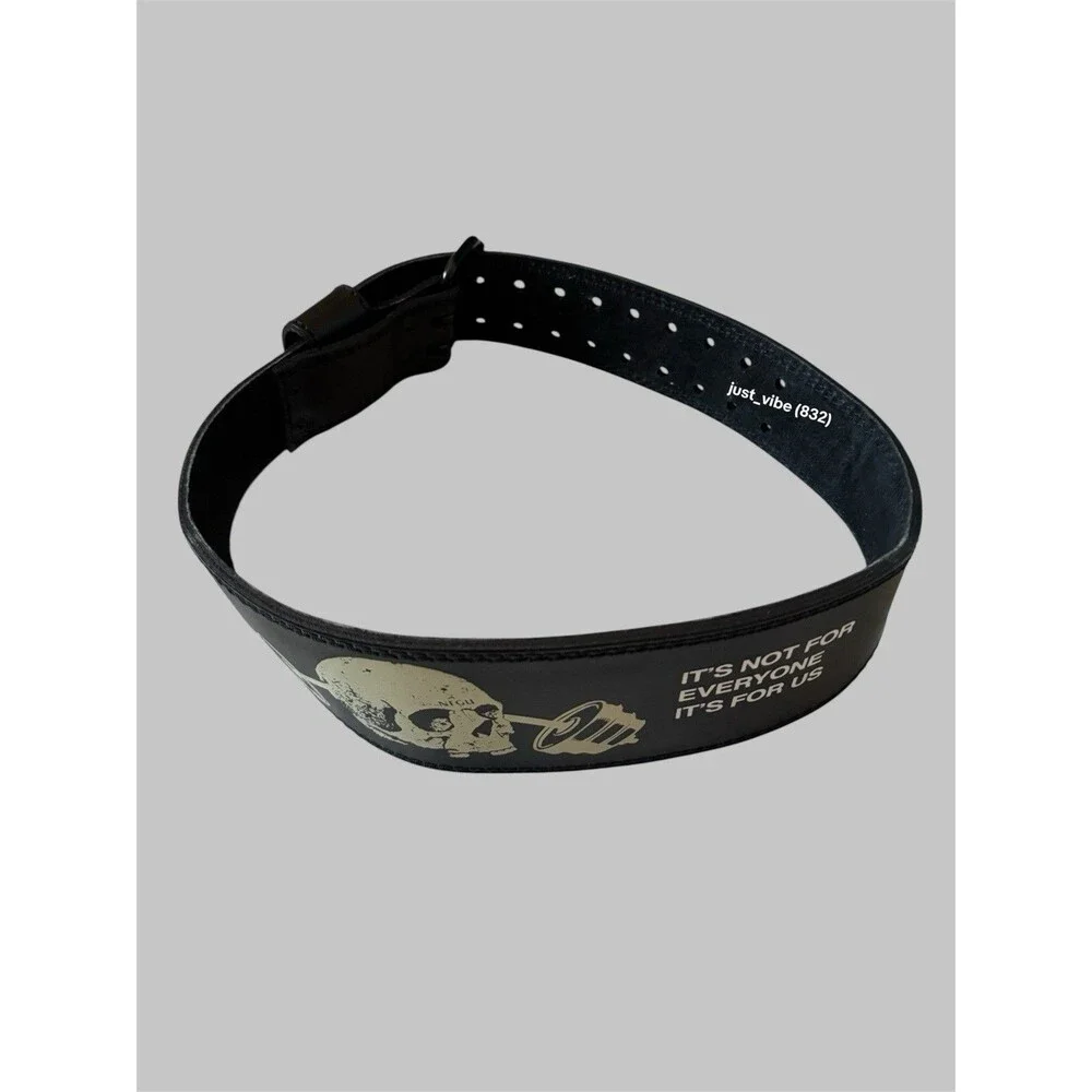 Darc Sport Memento Mori NFGU Weightlifting Weight Belt Size Medium In Black NEW